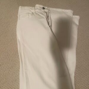 Just black denim white jeans